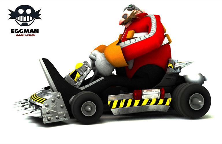 Dr Eggman Final ingame Kart