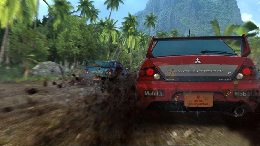 Sega Rally Mud splatter
